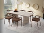 Hanah Home Mesa de Comedor Loft - 2931 en Travertino